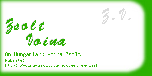 zsolt voina business card